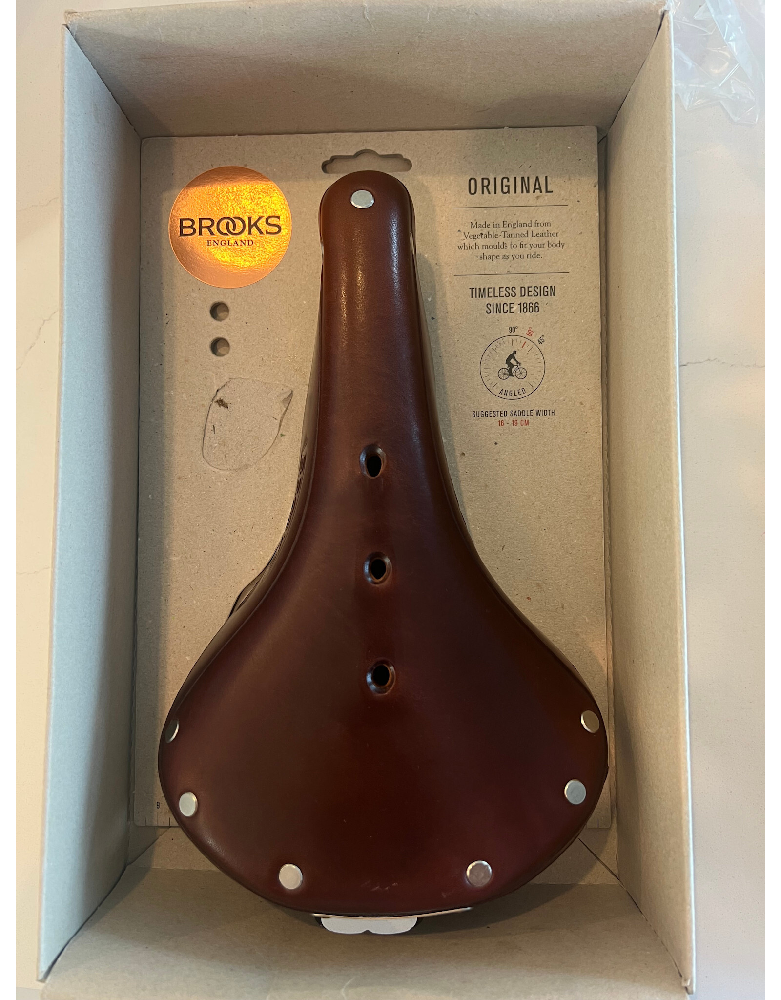 Brooks England Brooks, B17 Standard, Saddle, 275 x 175mm, Men, 520g, Antique Brown