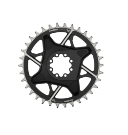 SRAM, Eagle T-Type DM X0 3mm Offset, Chainring, Teeth: 34, Speed: 12, BCD: Direct Mount, Aluminum, Black