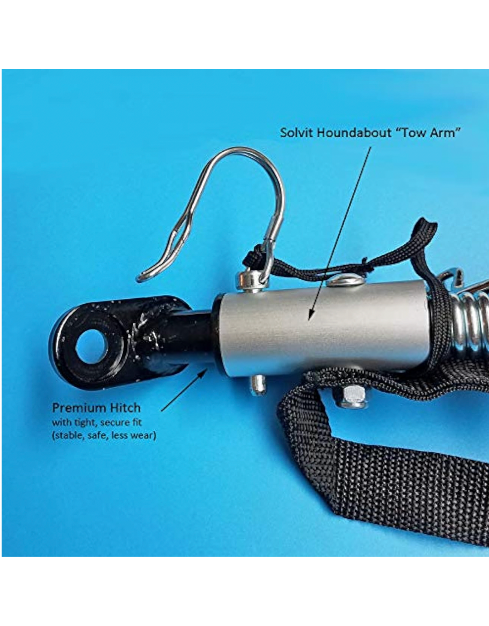 Bicycle Trailer Hitch For Solvit Houndabout Lucky Dog And More