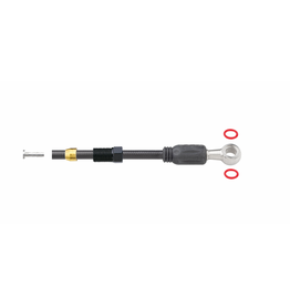 Jagwire Jagwire Sport Mineral Oil Hydraulic Hose Kit for Shimano XTR, XT, SLX, Saint, Zee, and Alfine, 2000mm, Black