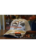 Simms x Snake River Angler Trout Trucker Hat Ghost Camo Stone