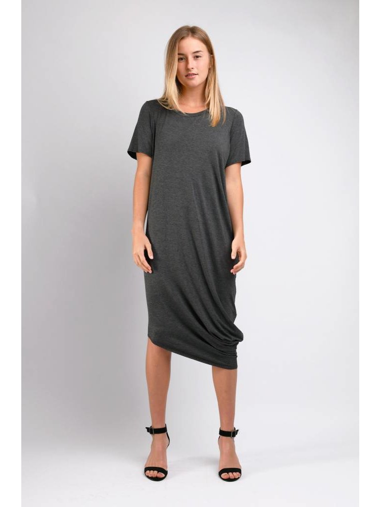 charcoal t shirt dress