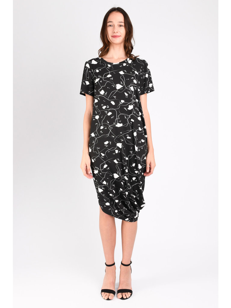 asymmetrical t shirt dress