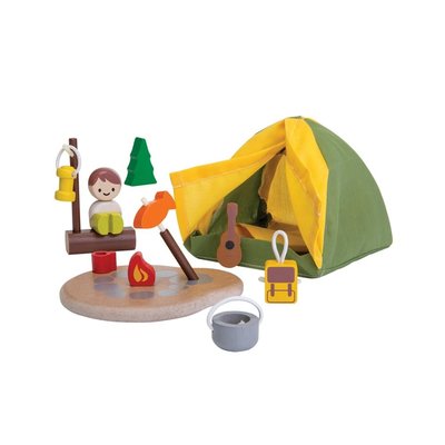 Plan Toys Jouet en bois écologique - Ensemble de camping