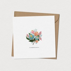 Mimosa Design Carte - Bouquet