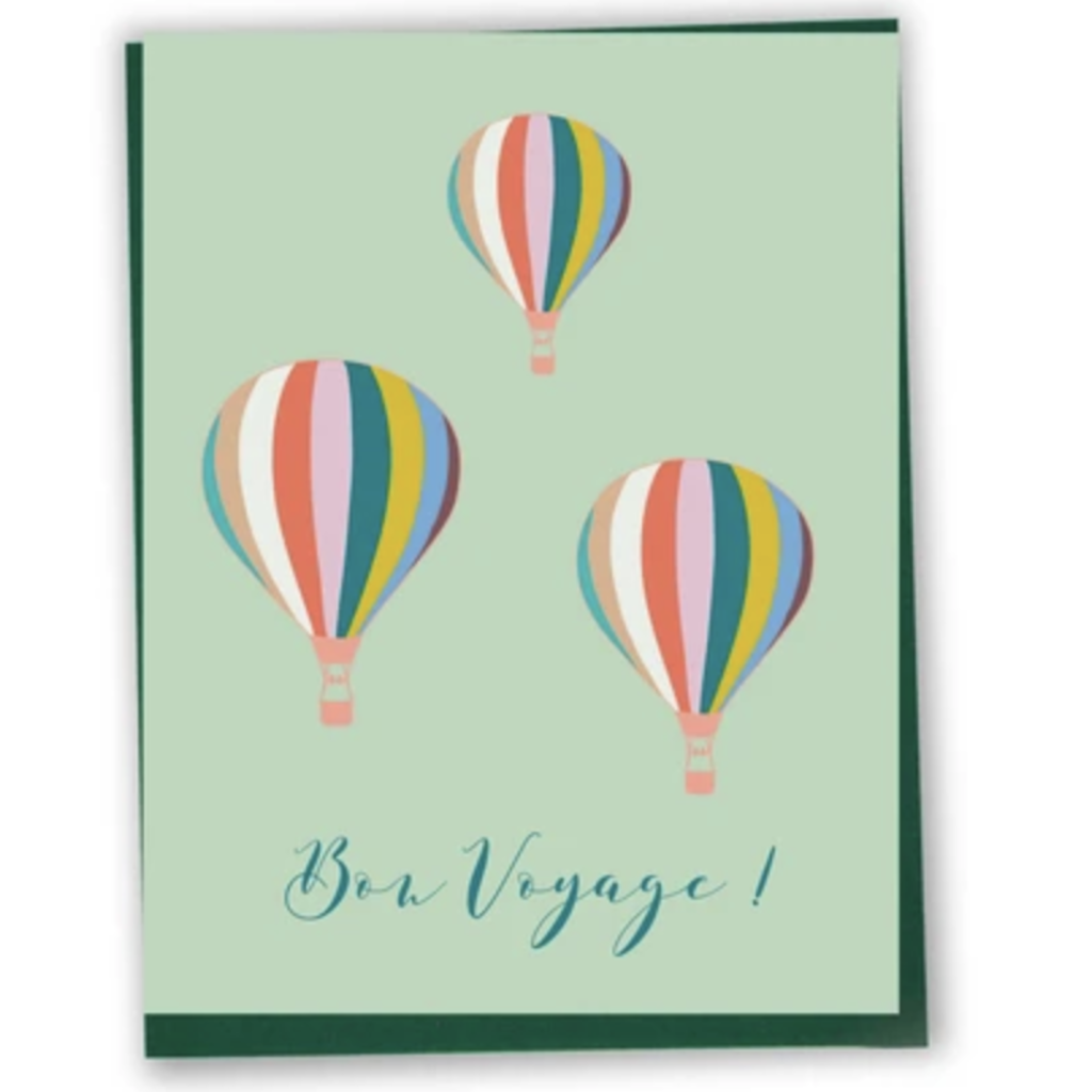 Lili Graffiti Carte Bon Voyage Montgolfieres Inedit Du Nord