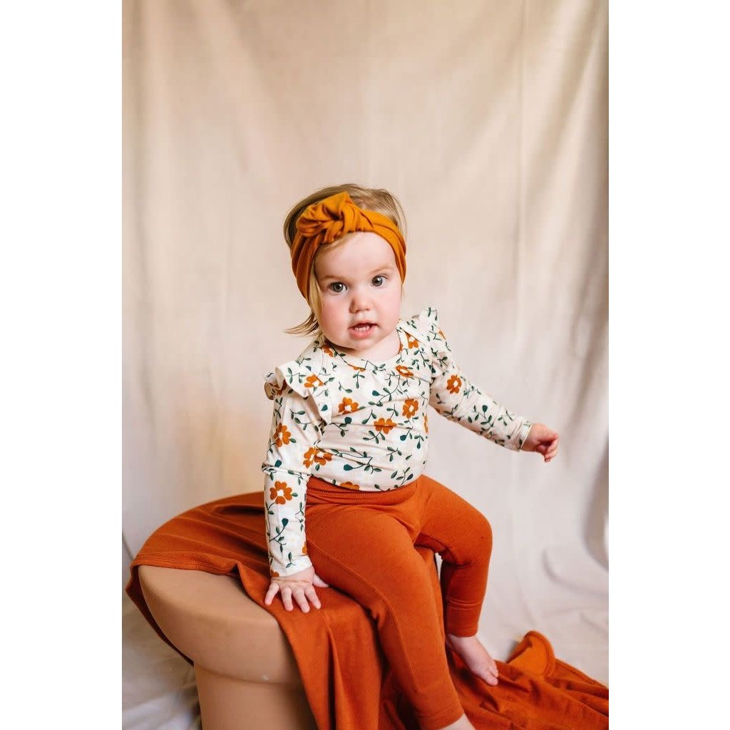 Pantalon bébé - Orange brûlé