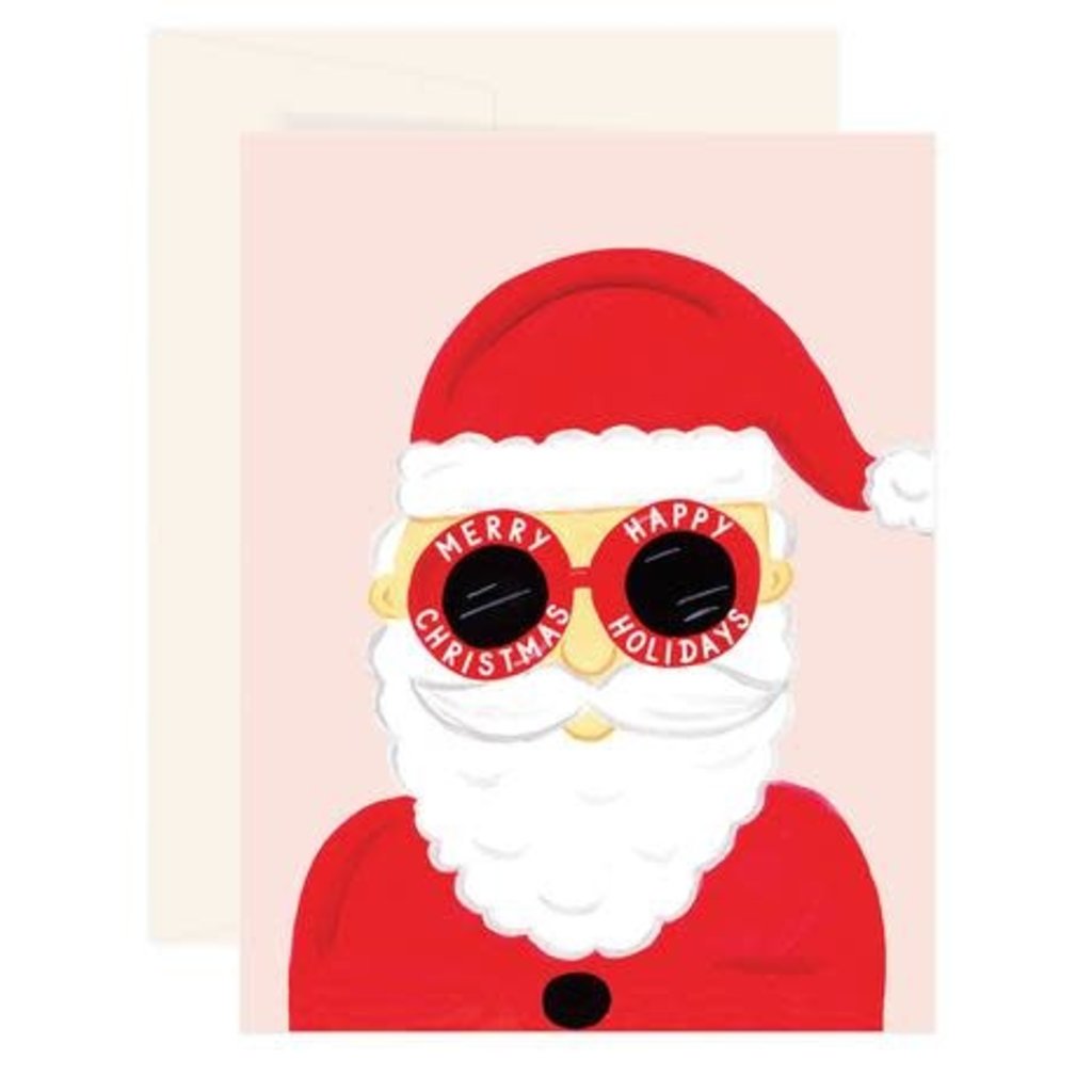 Paige & Willow Carte - Père Noël à lunettes