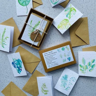 Kit de Survie Coffret de 8 mini cartes ensemencée - Nature