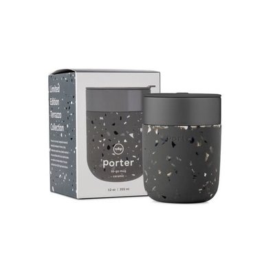 W&P porter Tasse en céramique 12 oz - Terrazzo Charcoal
