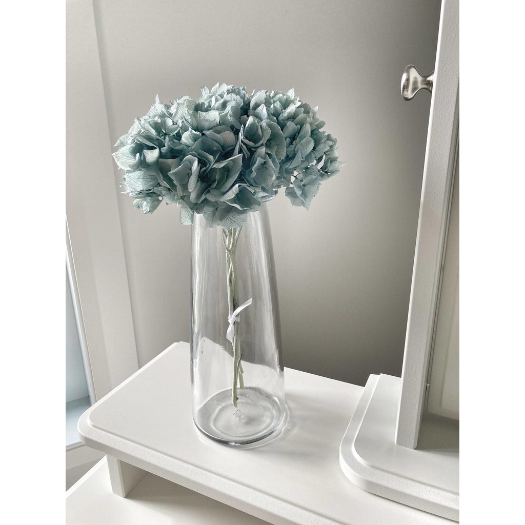 Bouquet - Hydrangée royal préservée bleu-vert