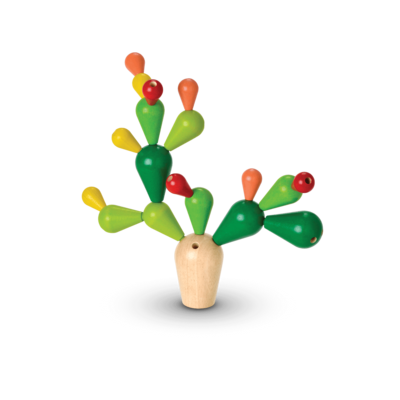 Plan Toys Jouet en bois écologique - Équilibrer le cactus