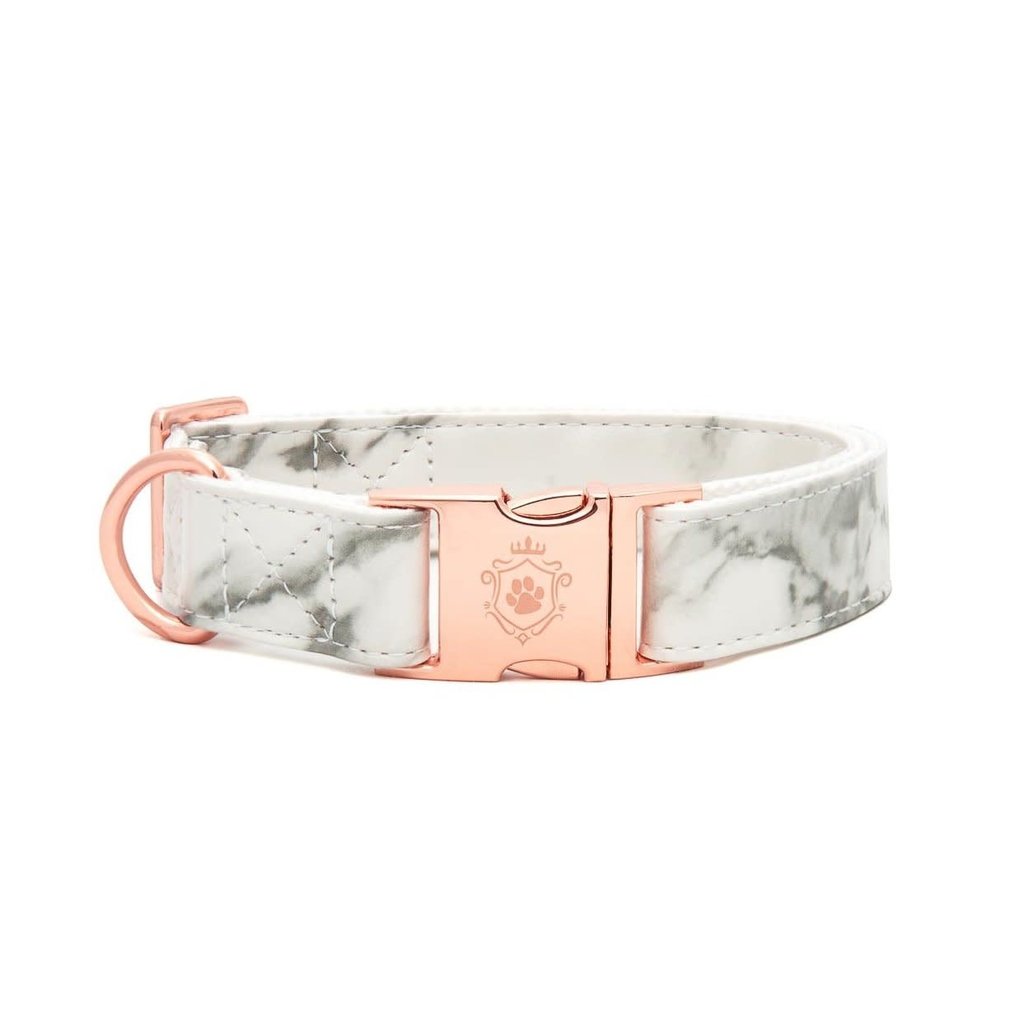 Idoggos Collier pour chiens - Marble Rose Gold