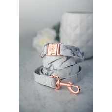 Idoggos Collier pour chiens - Marble Rose Gold