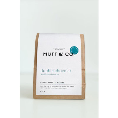 Muff & co Mélange à muffins - Double Chocolat