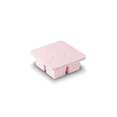 W&P porter Bac à glaçon extra large en silicone rose