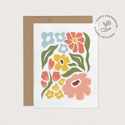 Mimosa Design Carte (à planter) - Marché de fleurs