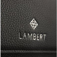 Lambert TINA - Portefeuille sur ganse en cuir vegan Noir