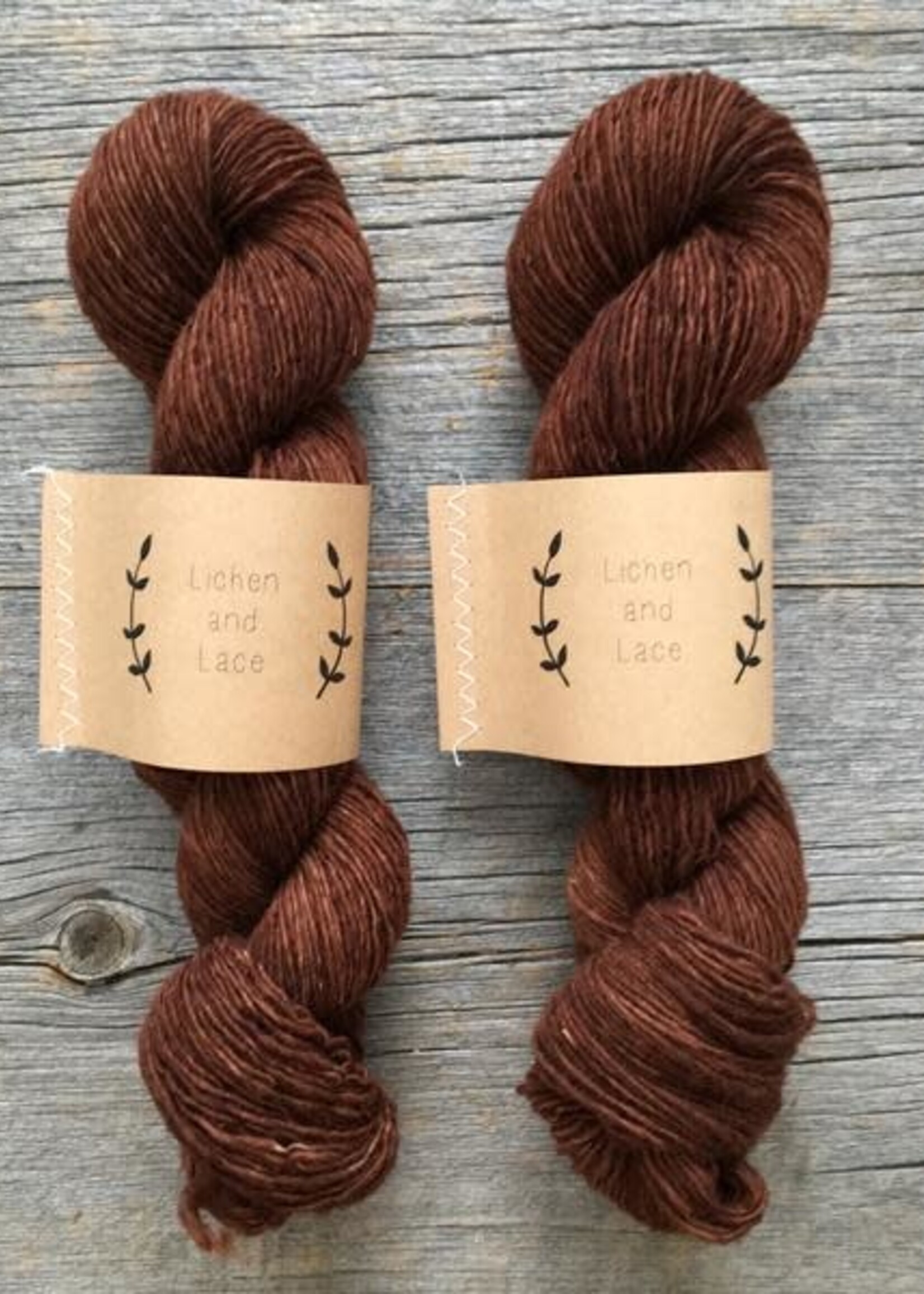 Lichen and Lace LL Rustic Heather Sport - Nutmeg