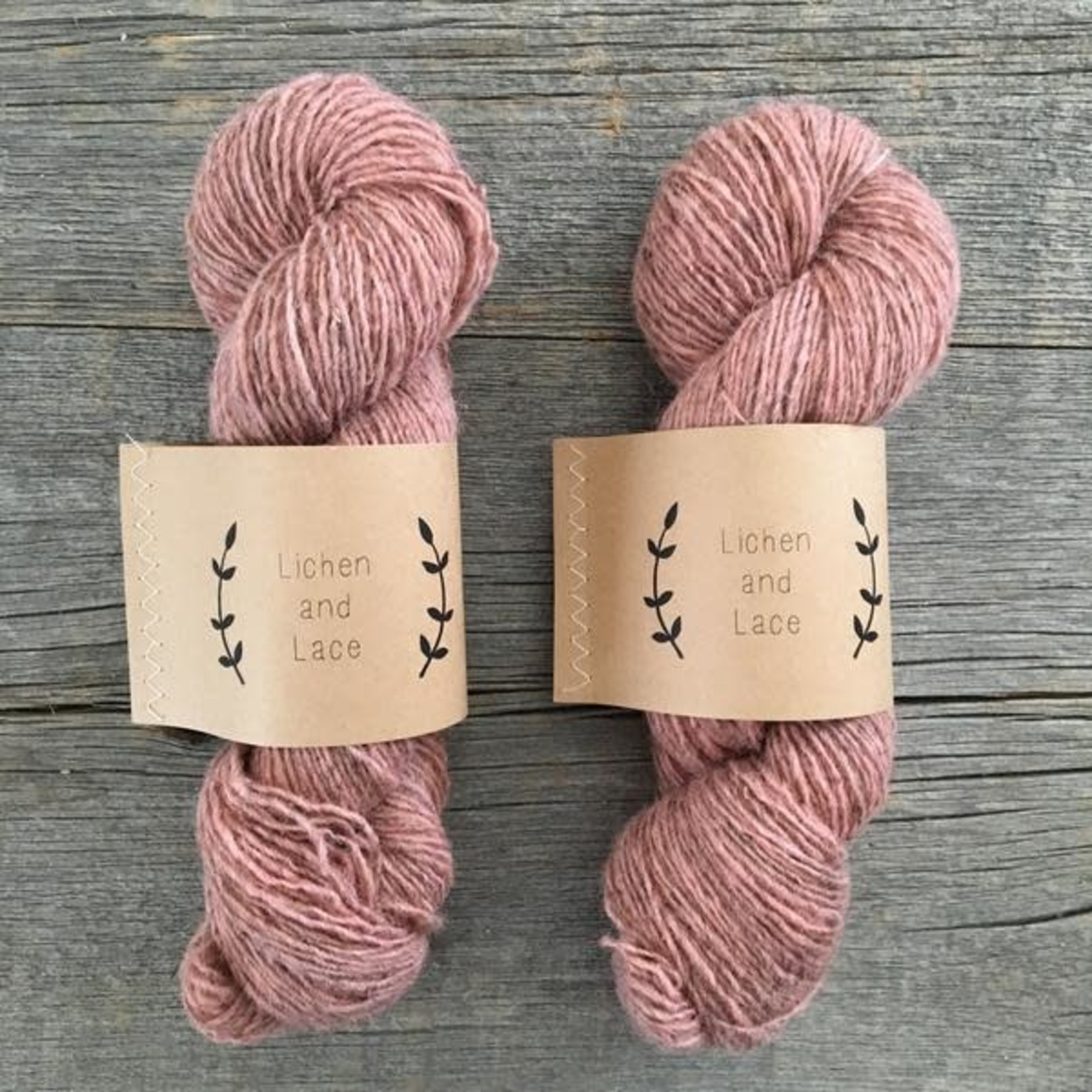 Lichen and Lace LL Rustic Heather Sport - Rose