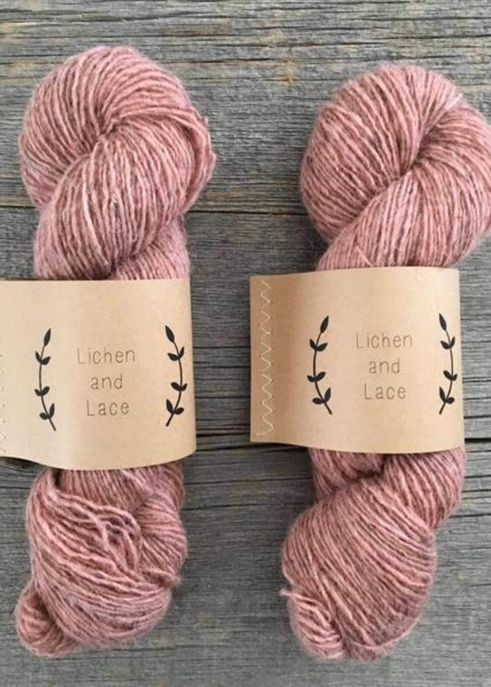 Lichen and Lace LL Rustic Heather Sport - Rose