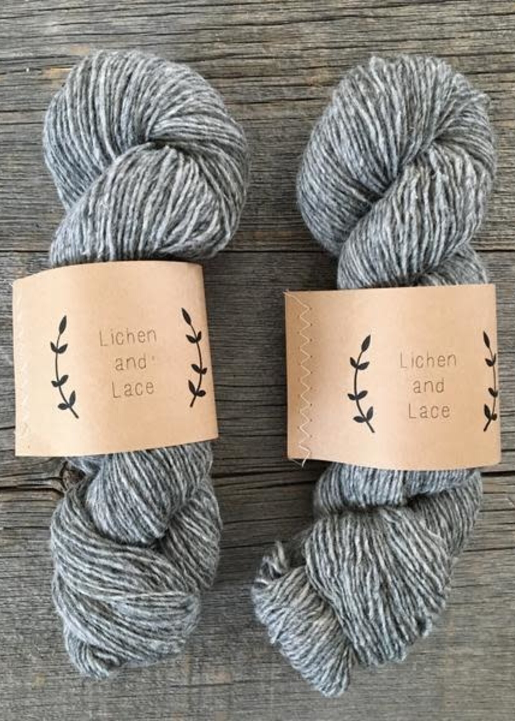Lichen and Lace LL Rustic Heather Sport - Smoke