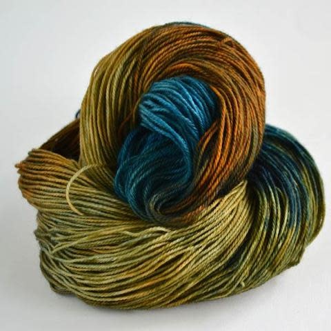 Riverside Studio - SW Merino DK - Cobalt and Rust