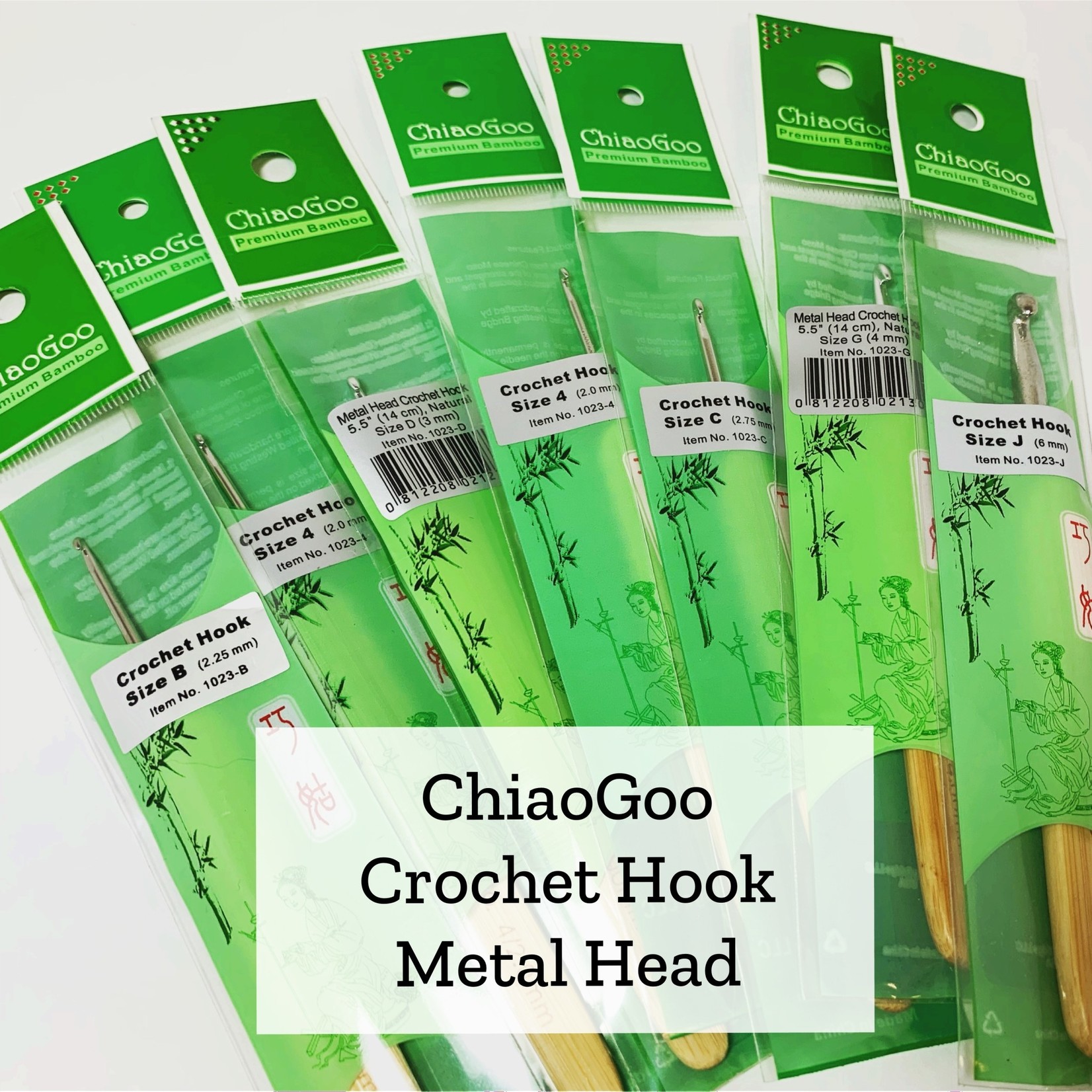 ChiaoGoo Metal Head Crochet Hook - 6 mm