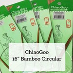 ChiaoGoo Bamboo Circular  16" 2.75 mm