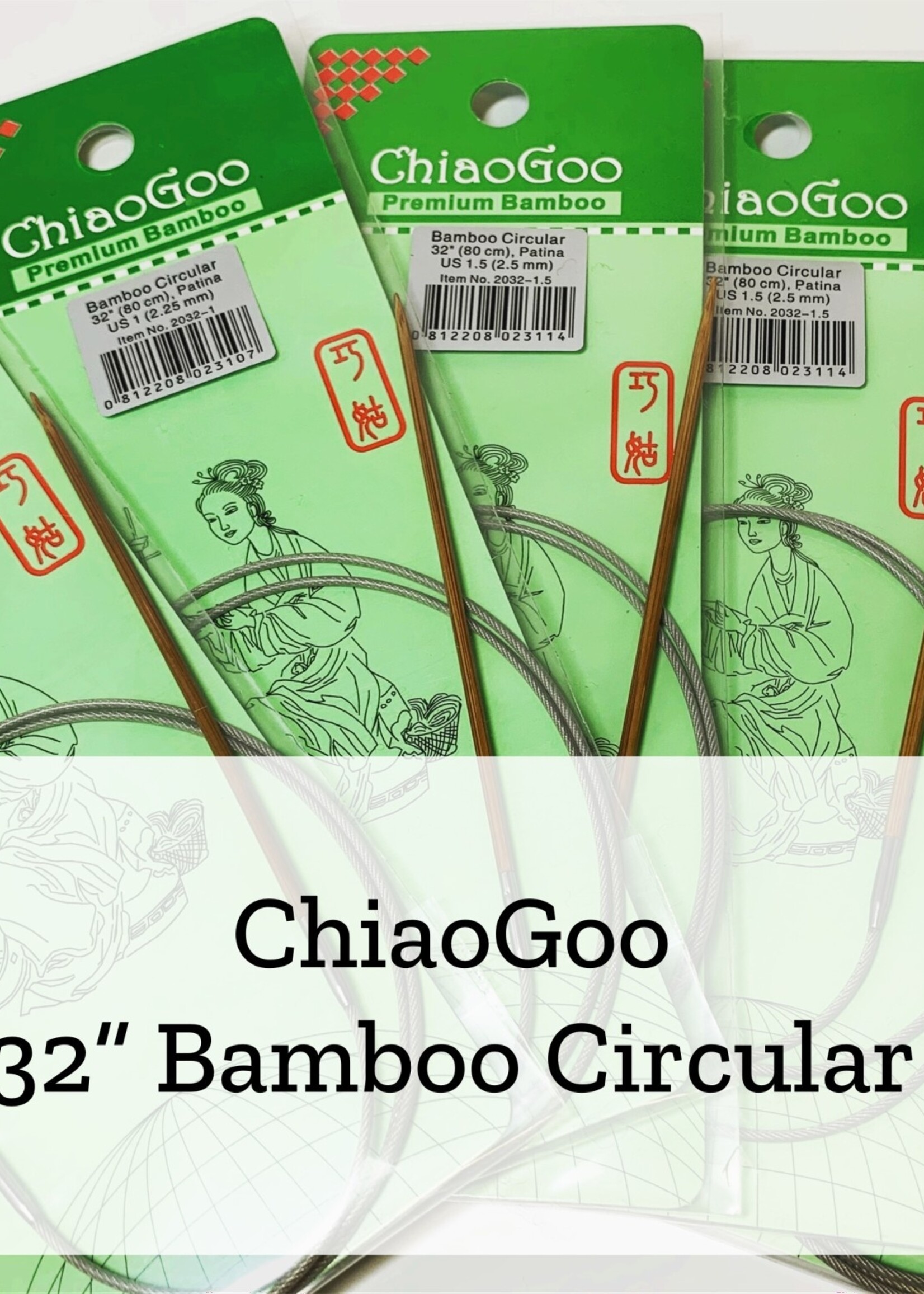 ChiaoGoo ChiaoGoo Bamboo Circular  32" 6mm