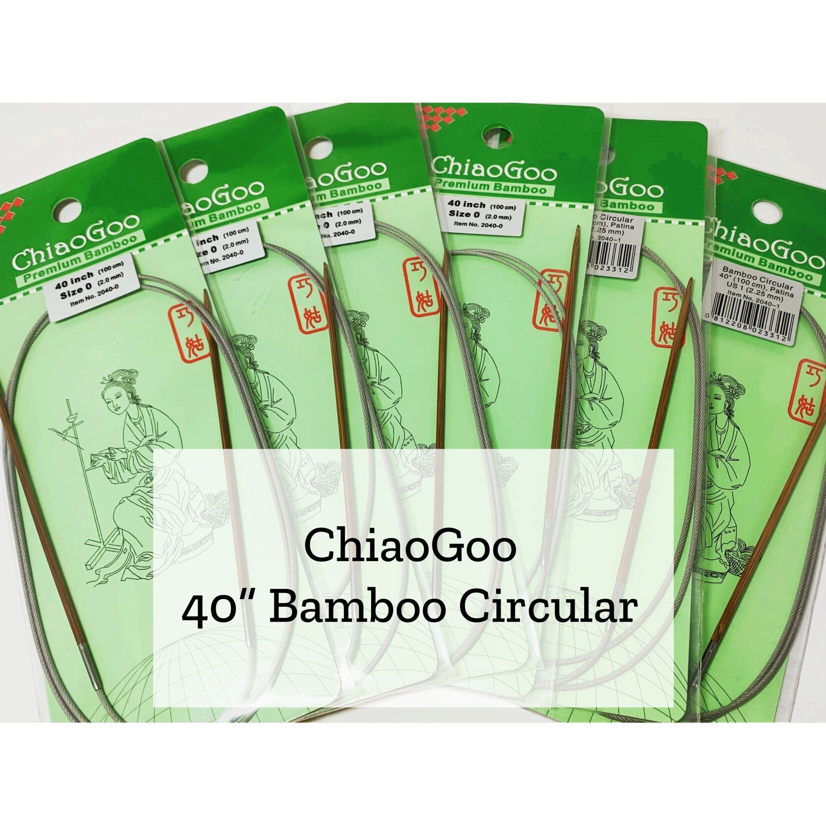 ChiaoGoo ChiaoGoo Bamboo Circular 40" 2.0 mm - 50% OFF