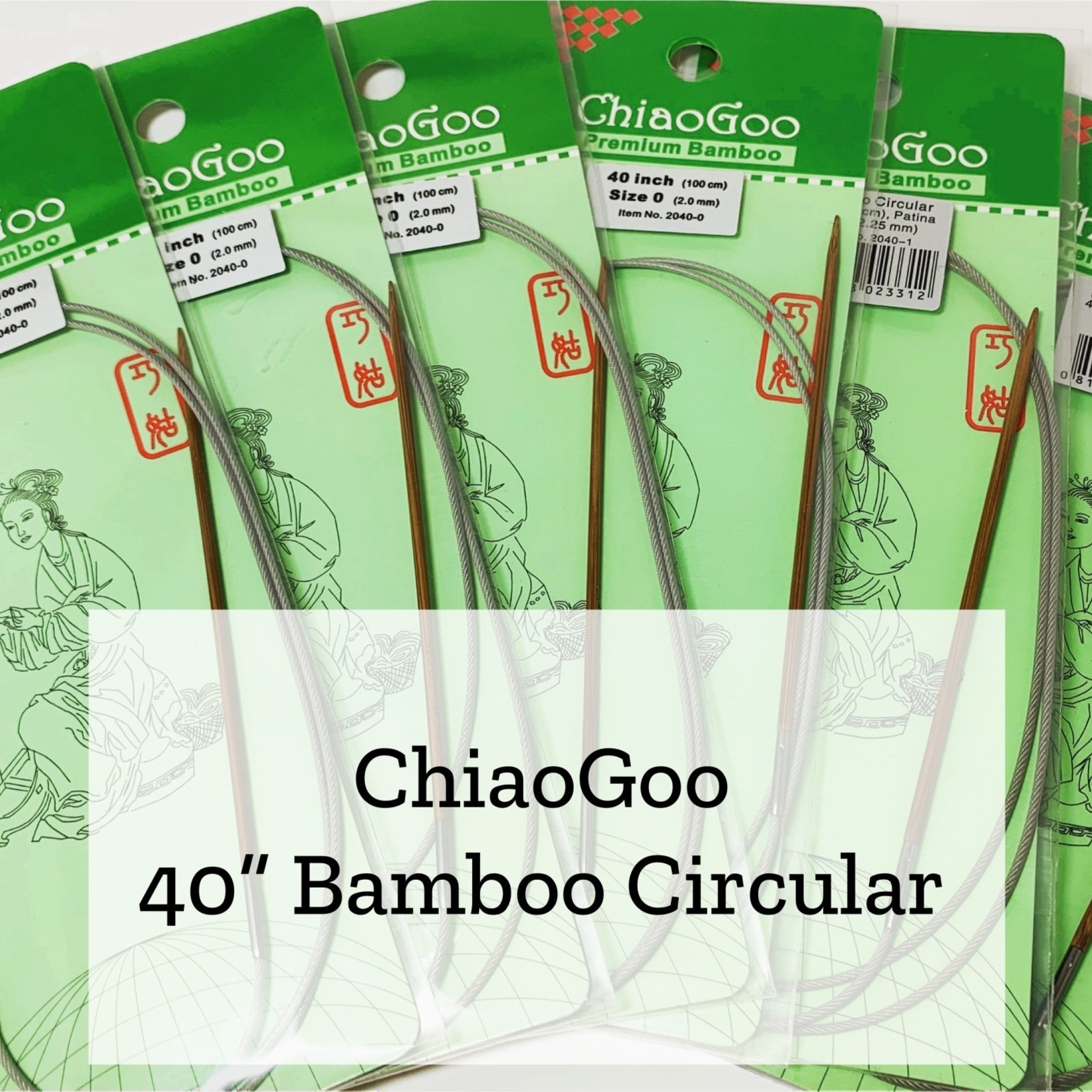 ChiaoGoo Bamboo Circular 40" 3.25 mm