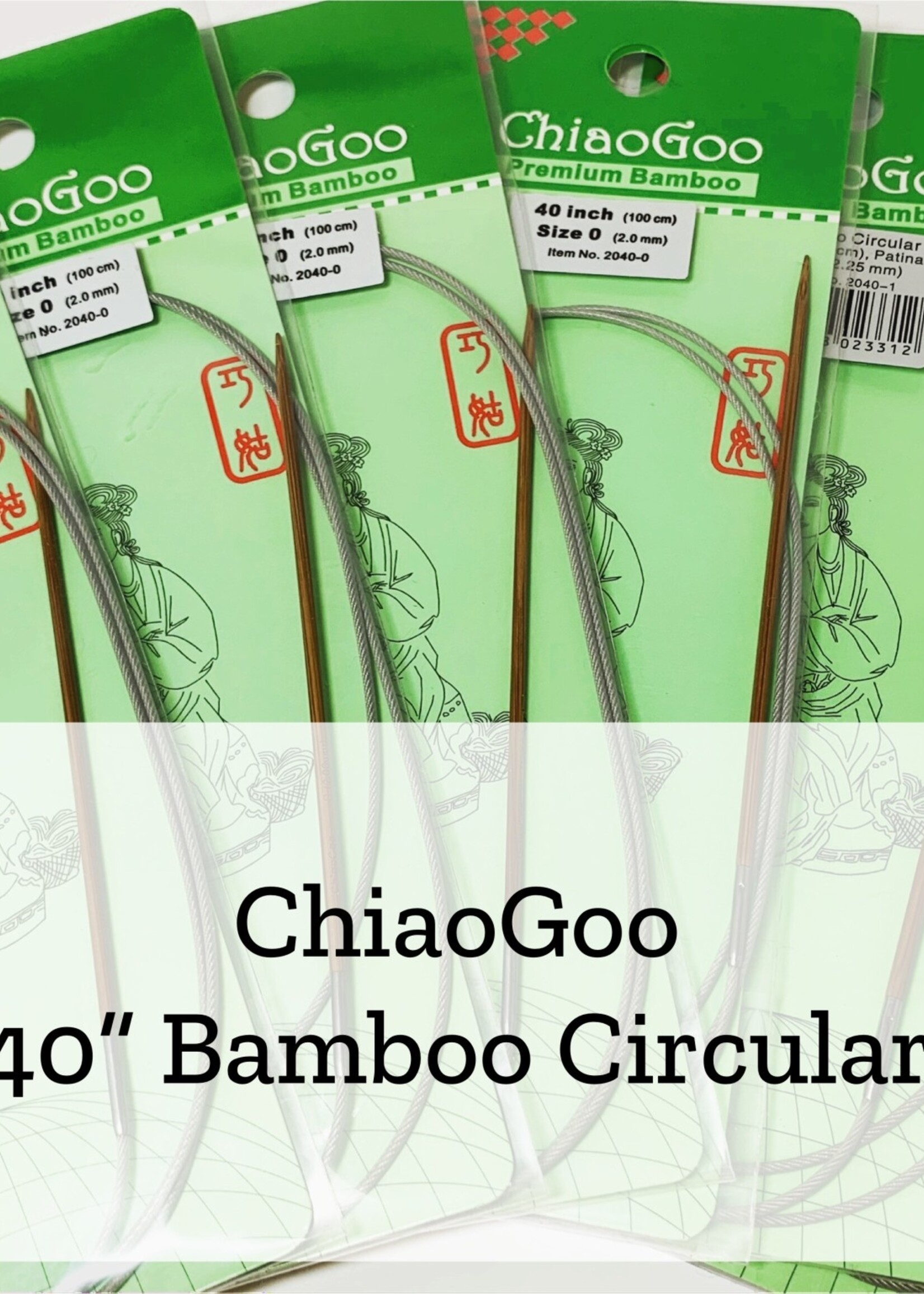 ChiaoGoo ChiaoGoo Bamboo Circular  40" 3.75 mm