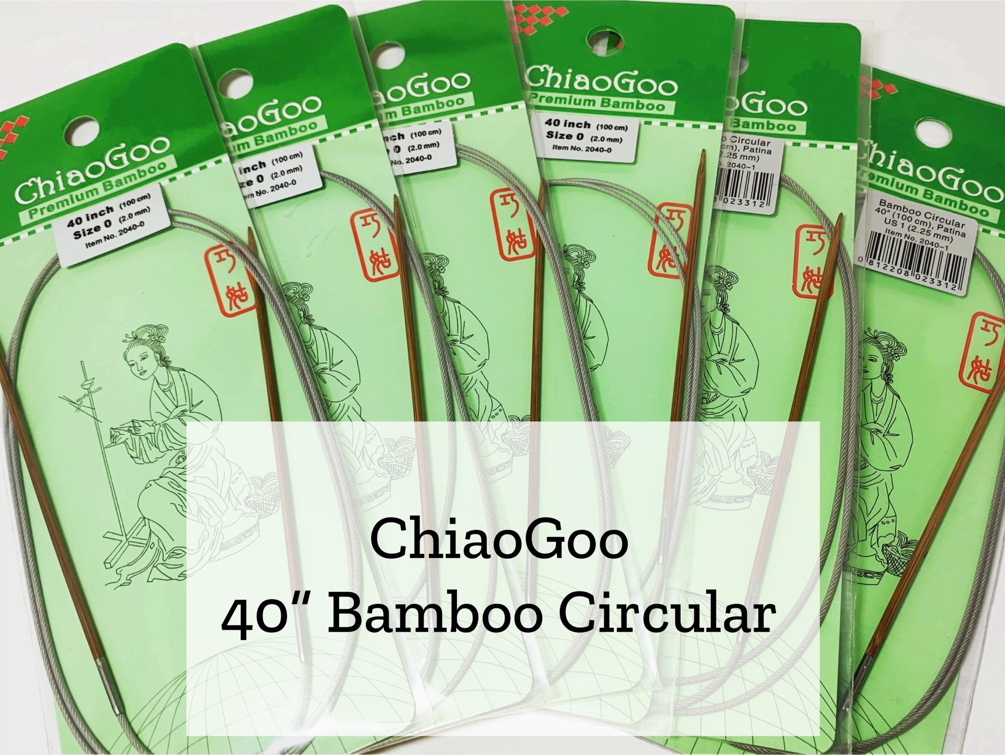 ChiaoGoo Bamboo Circular 40" 5.5 mm