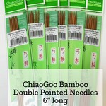 ChiaoGoo Bamboo DPN - 6” - 2.25 mm