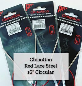 ChiaoGoo Red Lace Steel - 16" 5.5 mm
