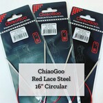 ChiaoGoo Red Lace Steel - 16" 8 mm