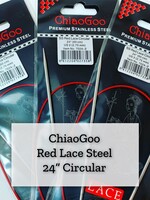 ChiaoGoo ChiaoGoo Red Lace Steel - 24" 6.5 mm