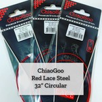 ChiaoGoo Red Lace Steel - 32" 2.25 mm