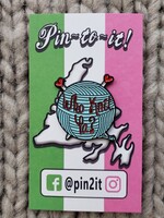 Who Knit Ya pin by Alex of All Arts Trade
