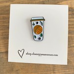 Fall I Heart Yarn Cup Holder Pin by Channypeascorner