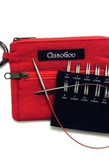 ChiaoGoo Red Lace Steel - Twist Shorties MINI Set