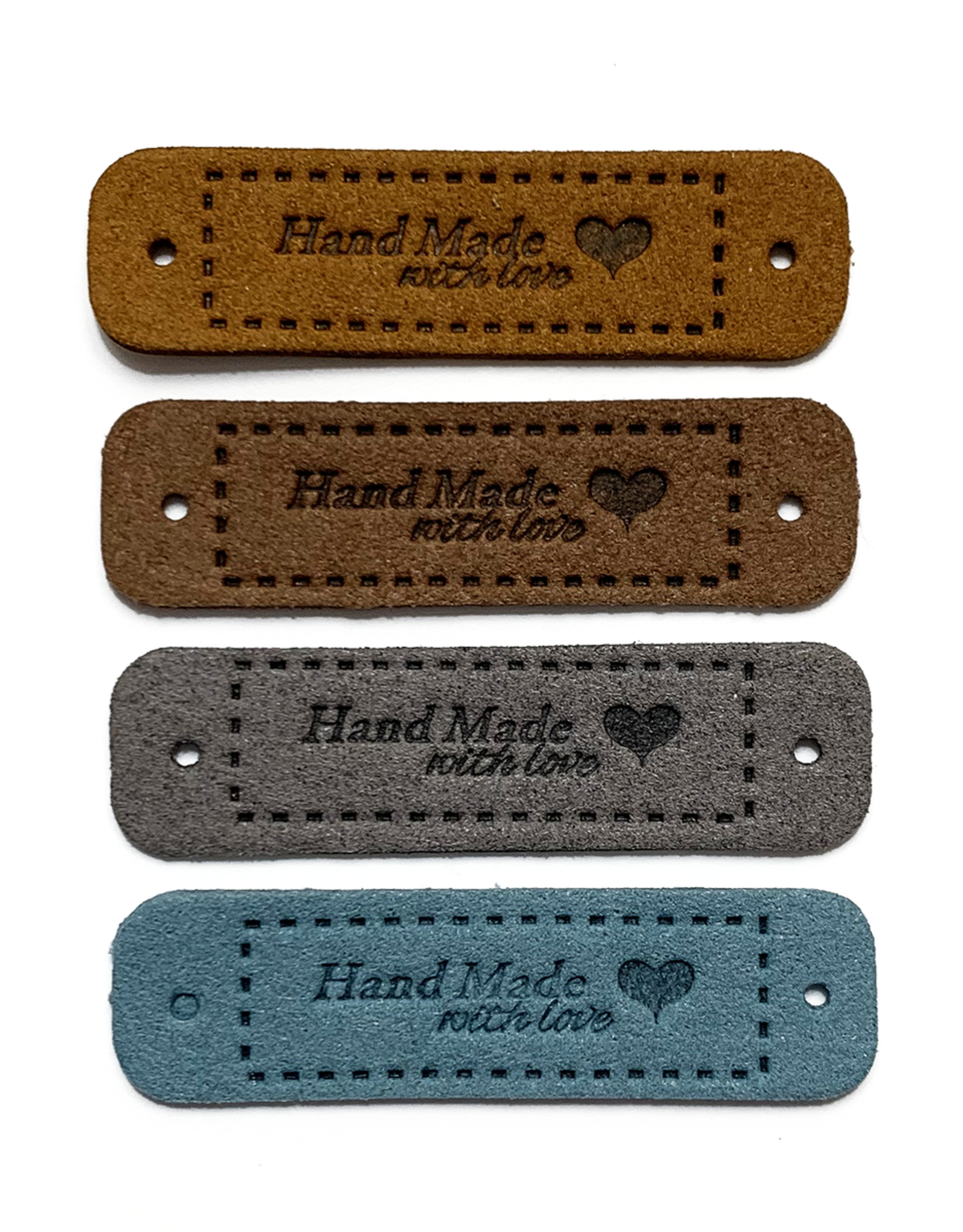 PWD - Hand Made With Love PU Leather Labels