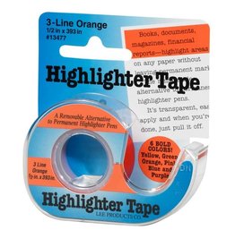 Highlighter tape - Orange