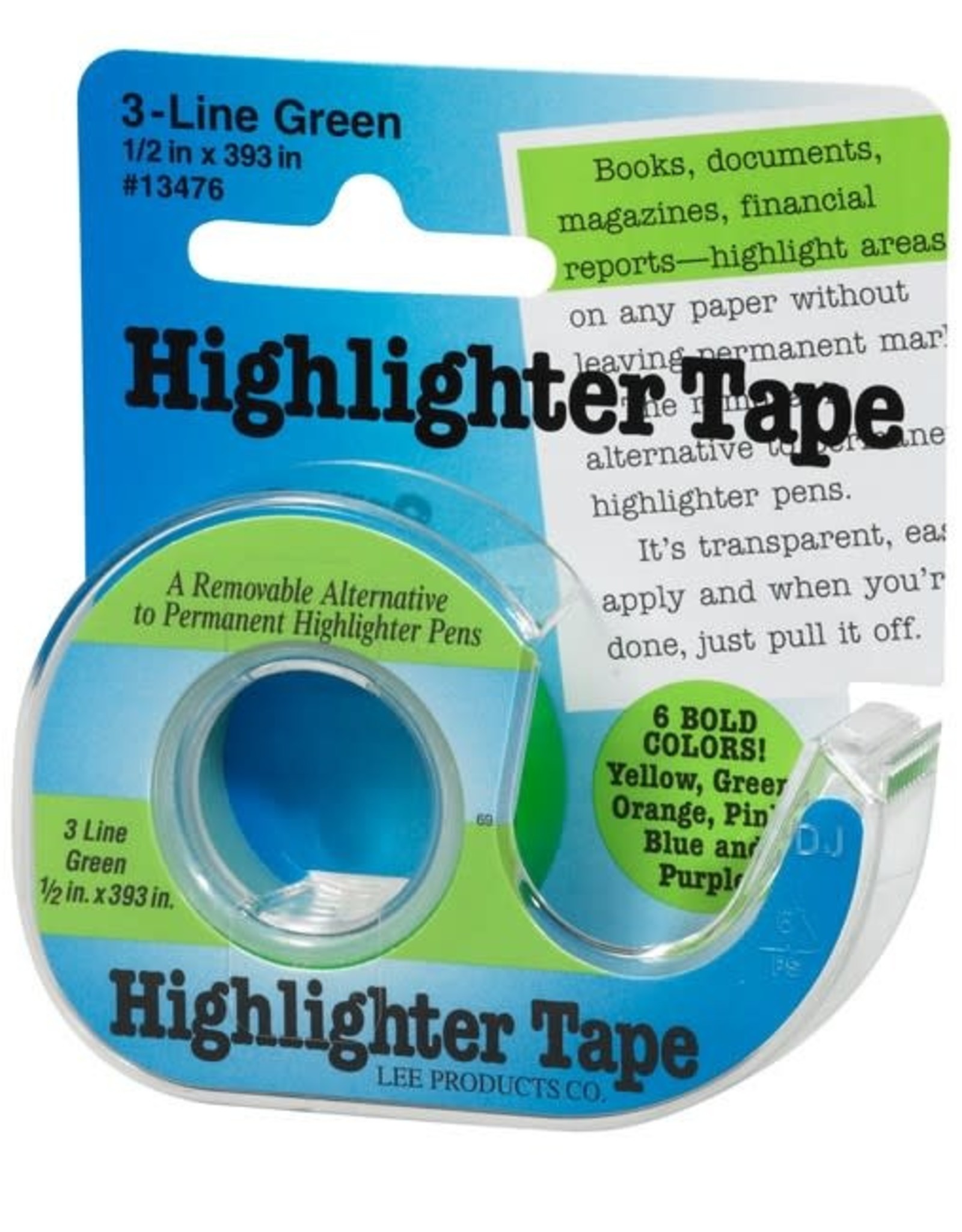 Highlighter tape - Green