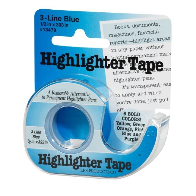 Highlighter tape - Blue