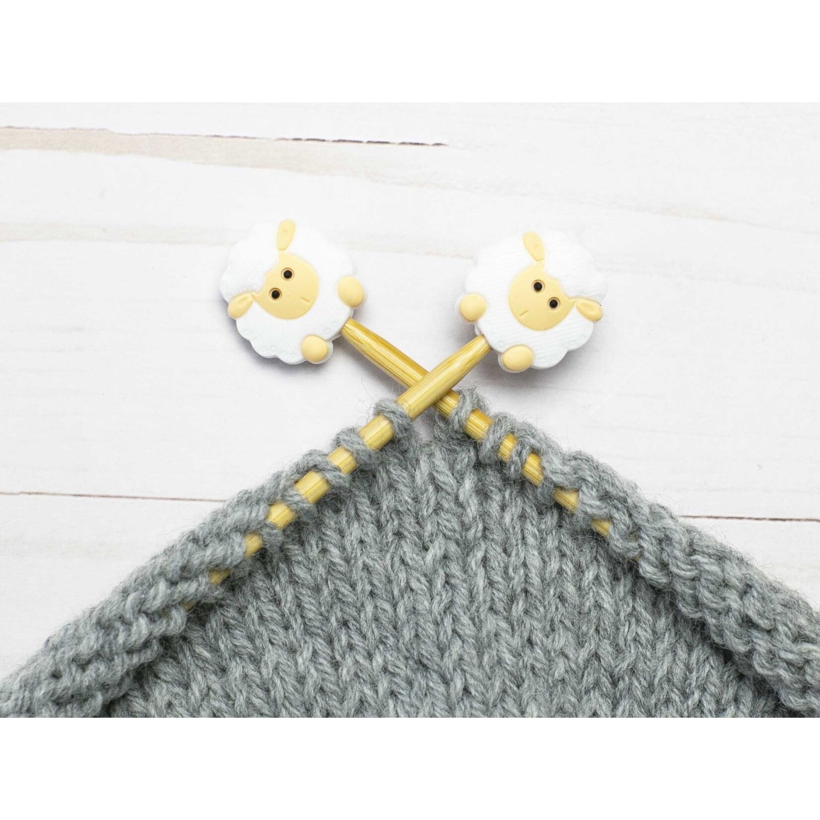 Fox & Pine Stitches - Stitch Stoppers - White Sheep