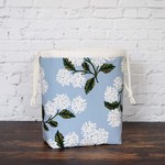 YPH - Small Knitting Bag - Light Blue with flowers #44