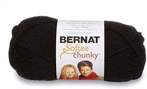 Bernat Softee Chunky - Black Bernat Softee Chunky - Black