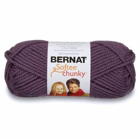Bernat Softee Chunky - Dark Mauve Bernat Softee Chunky - Dark Mauve